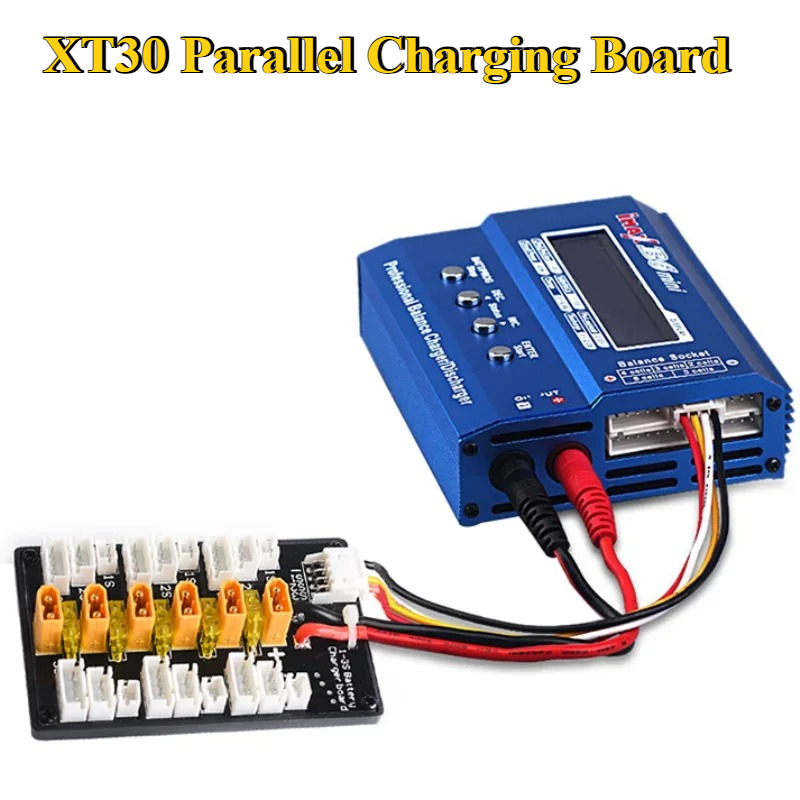Drone Battery Parallel Board - 1-5Pcs 1S-3S 20A XT30 Plug Lipo