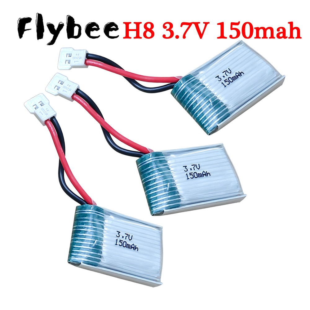 Drone Battery Connector - XH2.54 Plug, 3.7V 150mAh 651723 Lipo