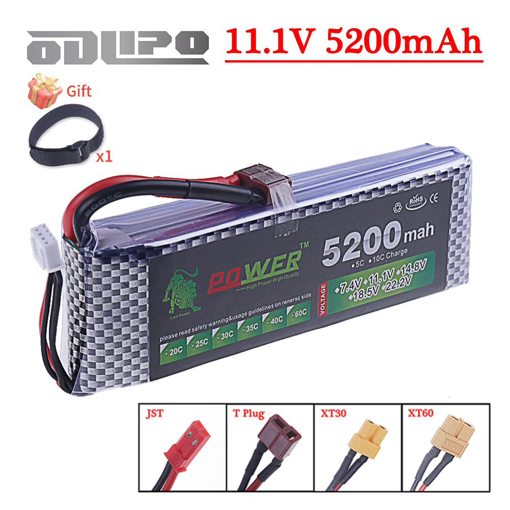 Drone Battery 3S - 3S Lipo Battery 11.1V 5200mah 40C