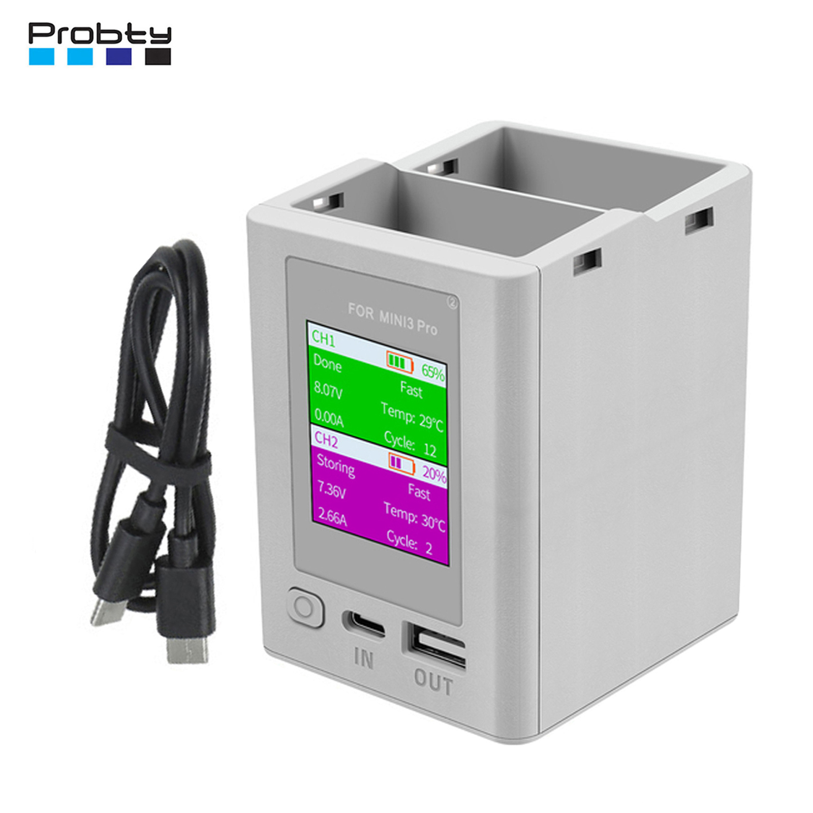 Drone Battery Charger - Charger Hub For DJI Mini 4