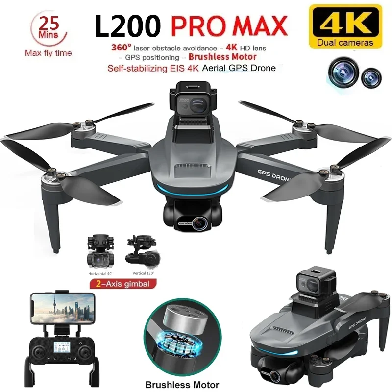 L200 PRO MAX Drone 4K 2-Axis P - Drone Battery Case ulasan dan harga