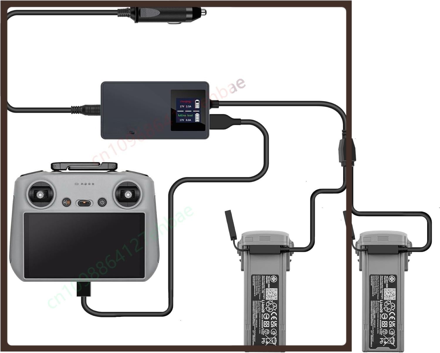 LCD battery car charger for DJ - Drone Battery 3S ulasan dan harga