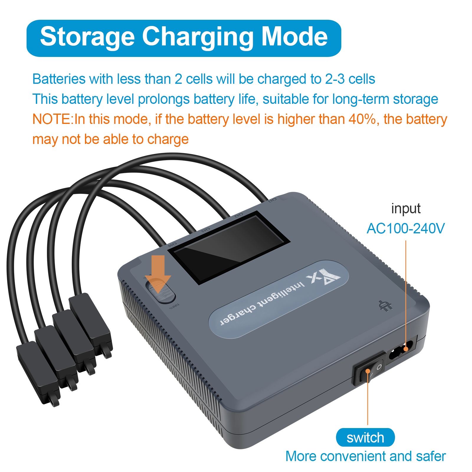 6 in 1 Digital display Battery - Drone Battery Smart ulasan dan harga