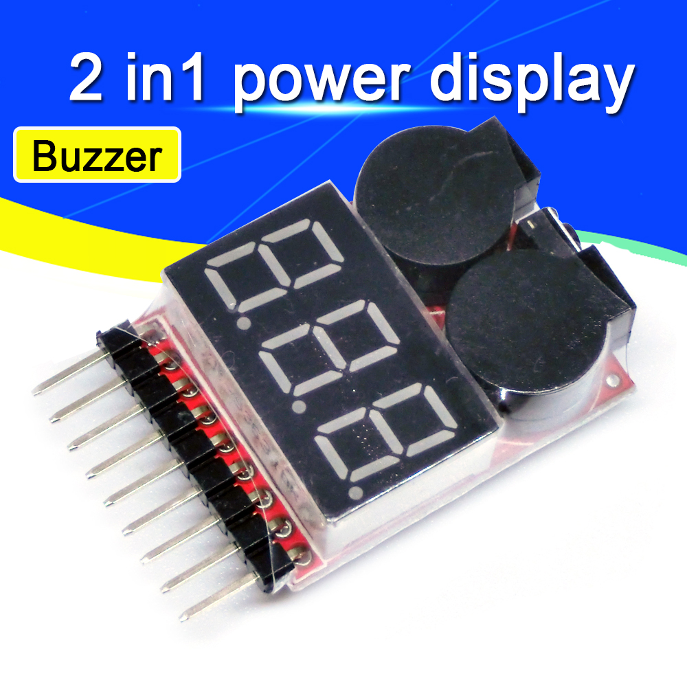 For 1S/2s/3s/4s/5s/6s/7s/8s Lo - Drone Battery Alarm ulasan dan harga