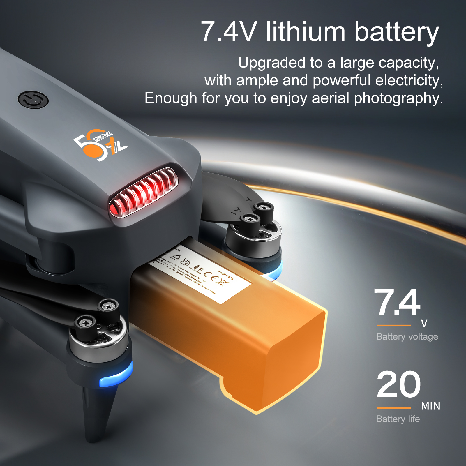 Original YL059 Drone Battery B - Drone Battery Li-Ion ulasan dan harga