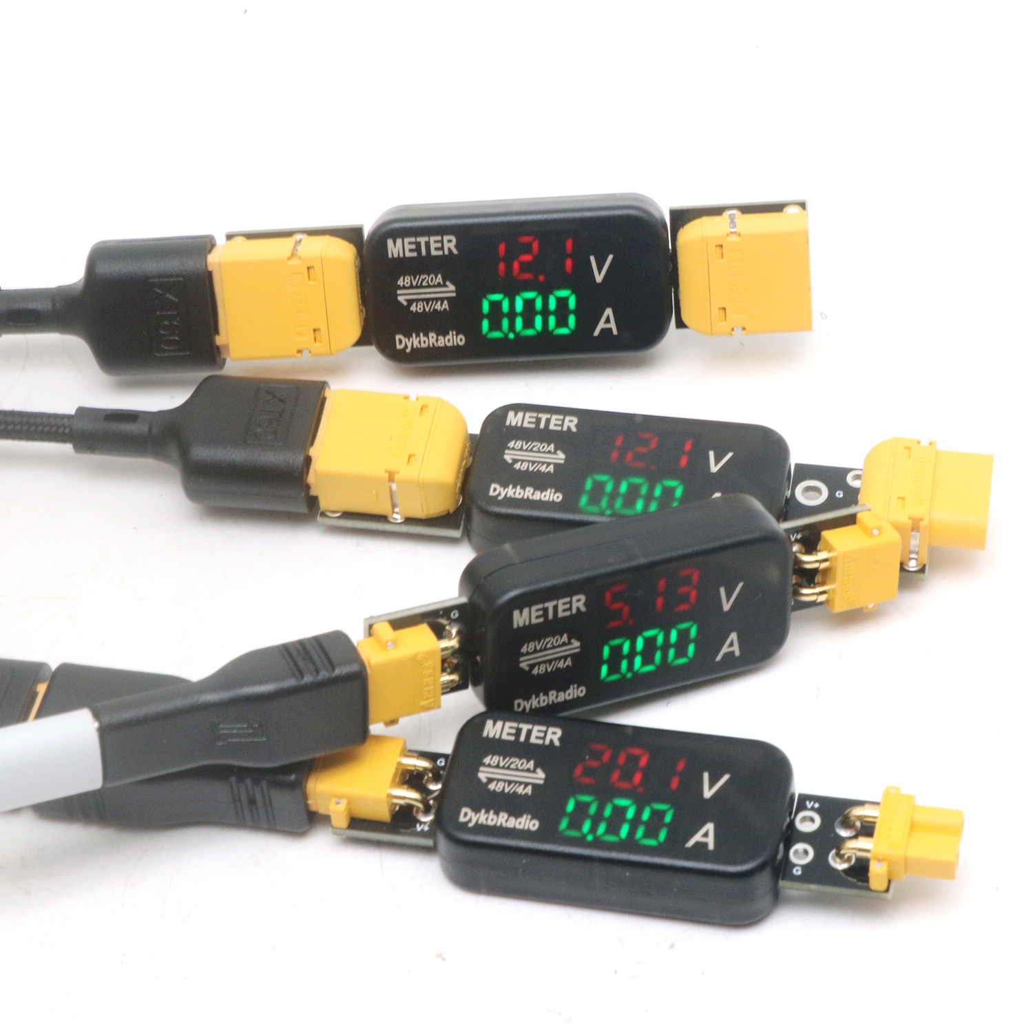XT30/XT60 20A/4A DC Voltage Cu - Drone Battery Voltage Checker ulasan dan harga