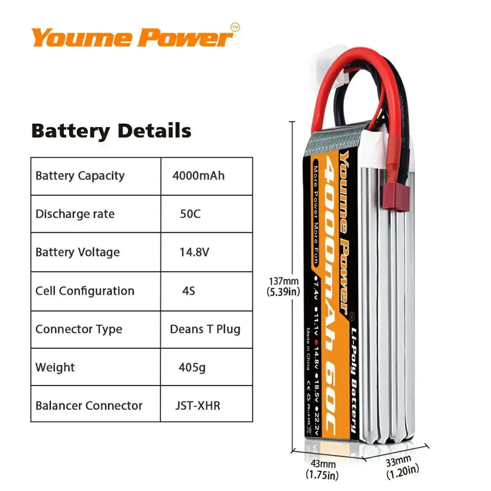 4S 14.8V Lipo Battery 3300mah  - Drone Battery 4S ulasan dan harga