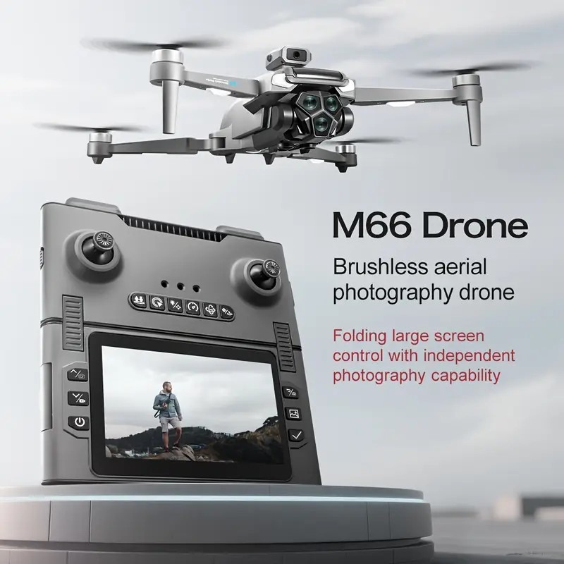 New M66 Triple Battery Brushle - Drone Battery Smart ulasan dan harga