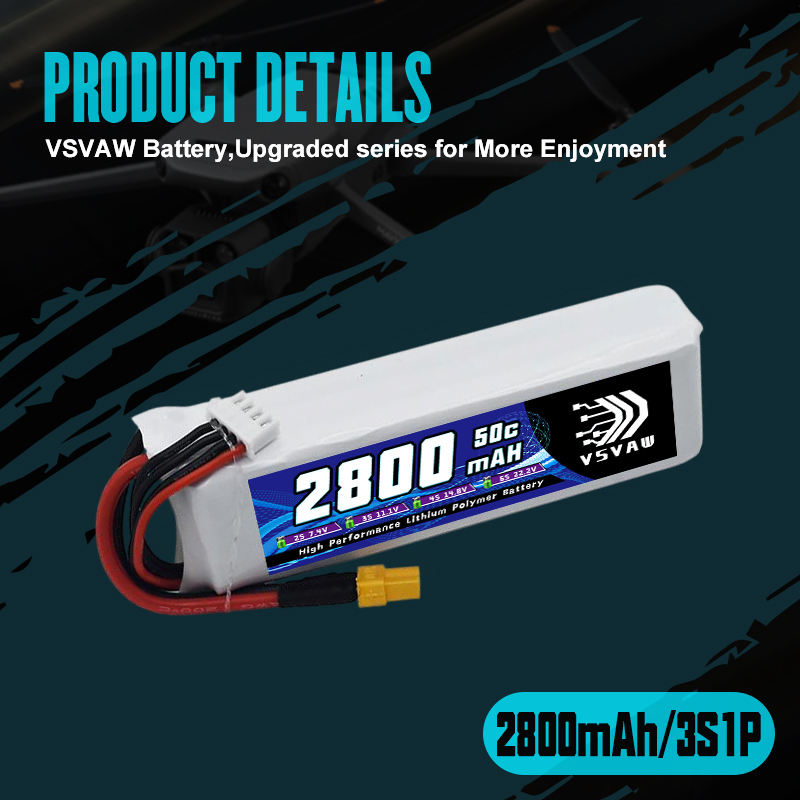 VSVAW 3S 2800mAh Lipo Battery  - Drone Battery 3S ulasan dan harga