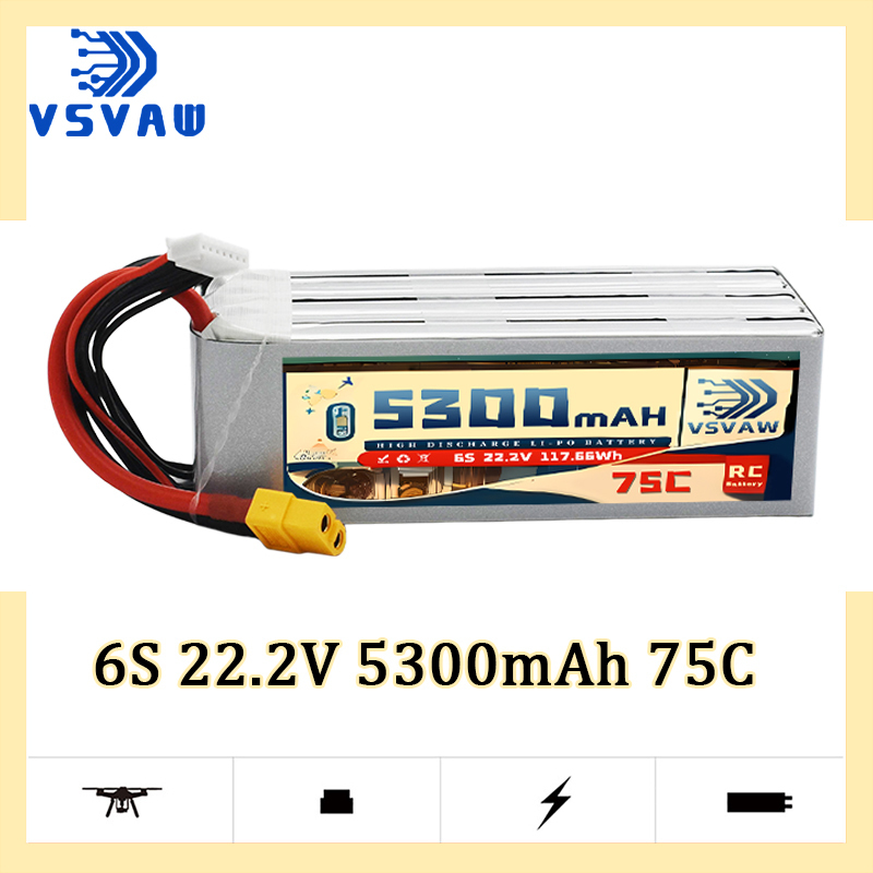 VSVAW 6S 5300mAh Lipo Battery  - Drone Battery 6S ulasan dan harga