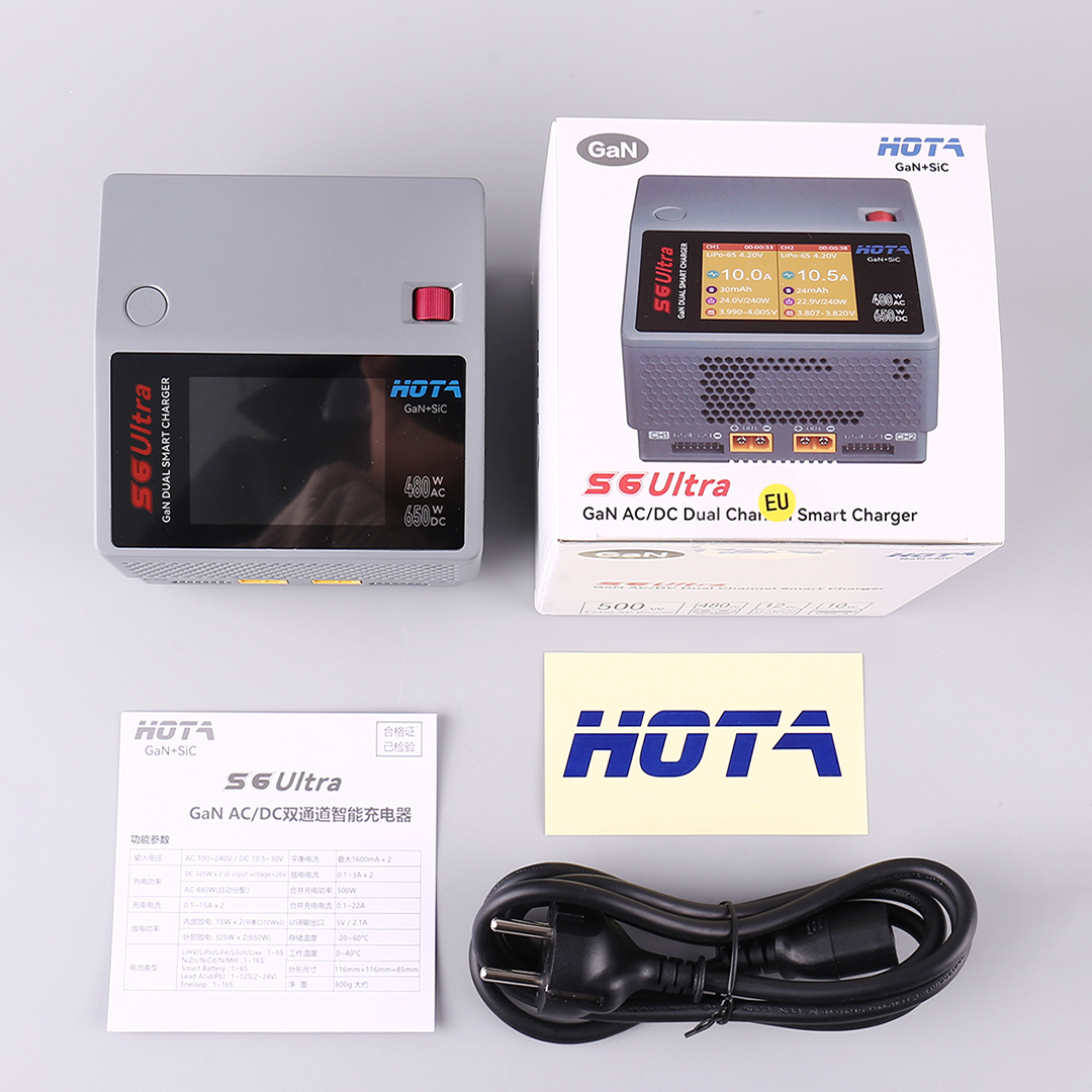 HOTA S6 Ultra Gallium Nitride  - Drone Battery Charger ulasan dan harga