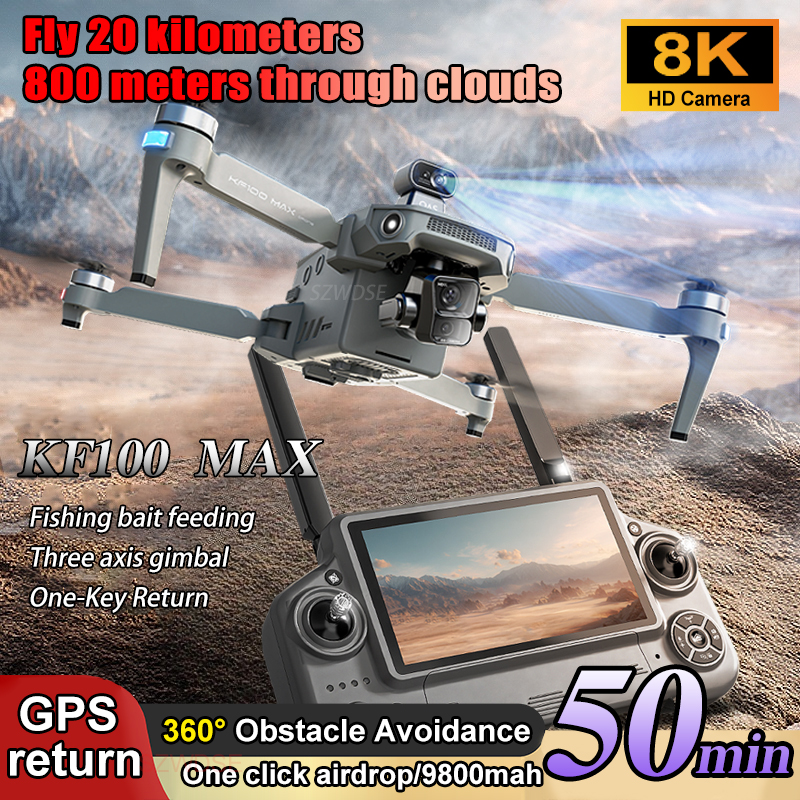 SJRC KF100 MAX 8K UHD Photo HD - Drone Battery Li-Ion ulasan dan harga