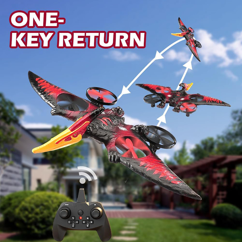 RC Plane Pterosaur 2.4G 6-Axis - Drone Battery Alarm ulasan dan harga