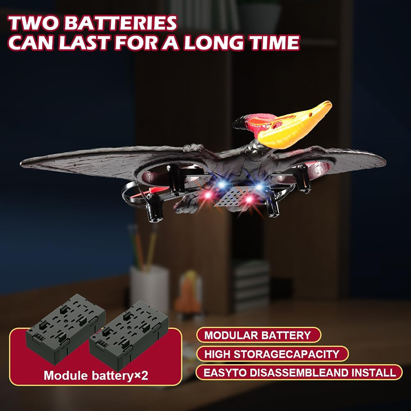 RC Plane Pterosaur 2.4G 6-Axis - Drone Battery Alarm ulasan dan harga