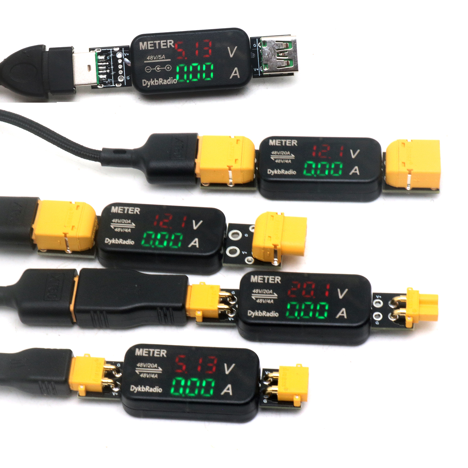 20A USB XT60 XT30 Voltmeter Am - Drone Battery Voltage Checker ulasan dan harga