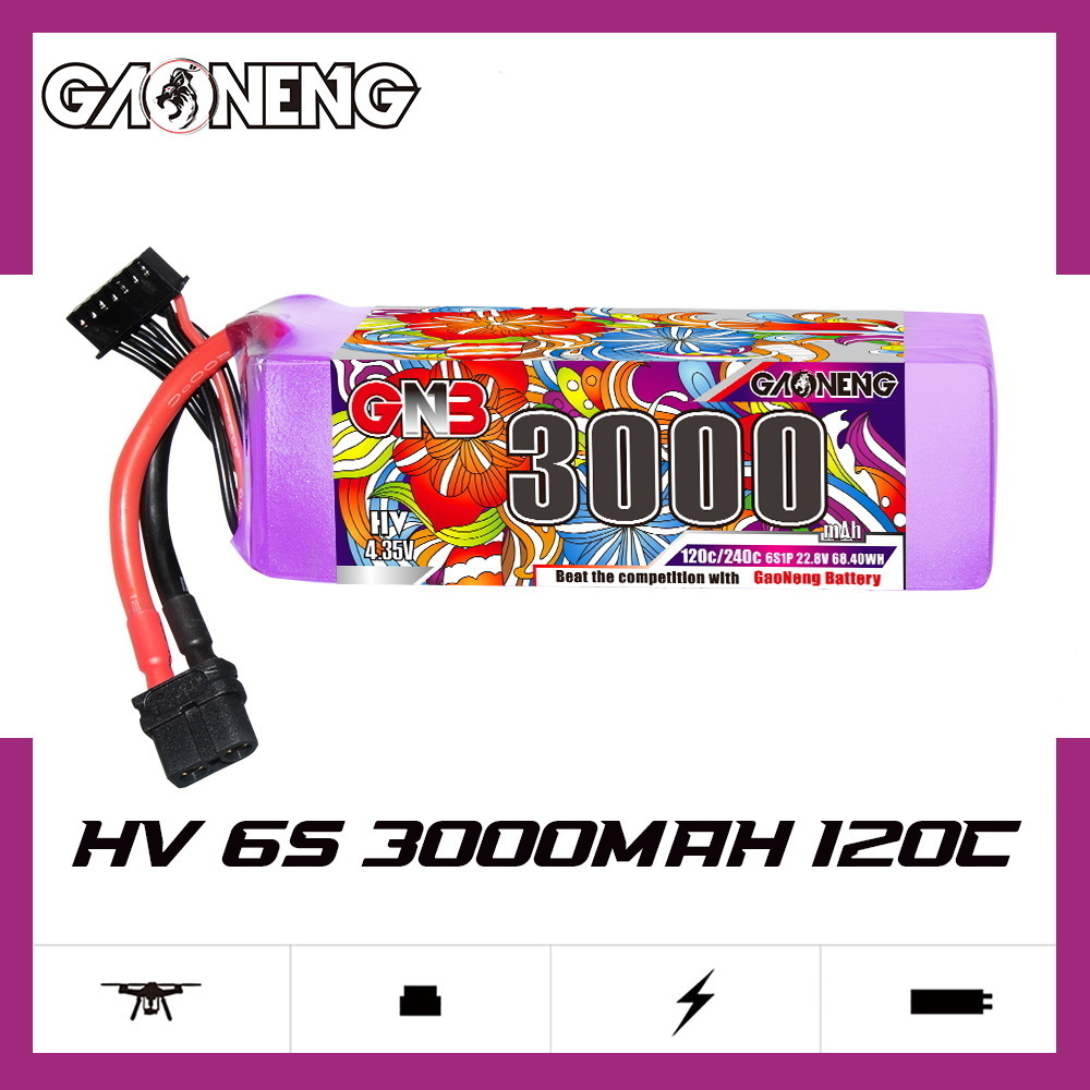 Original GNB HV 6S 22.8V 3000m - Drone Battery 6S ulasan dan harga
