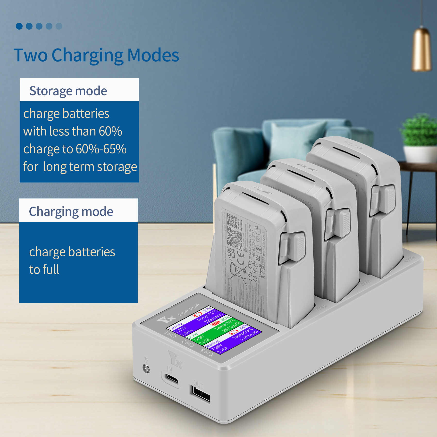 3 IN 1 Battery Charger For DJI - Drone Battery Parallel Board ulasan dan harga