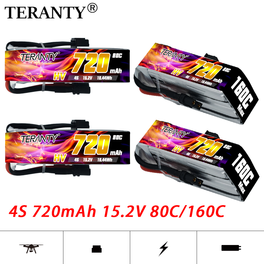 TERANTY 720mAh 4S 15.2V HV Lip - Drone Battery Plate ulasan dan harga