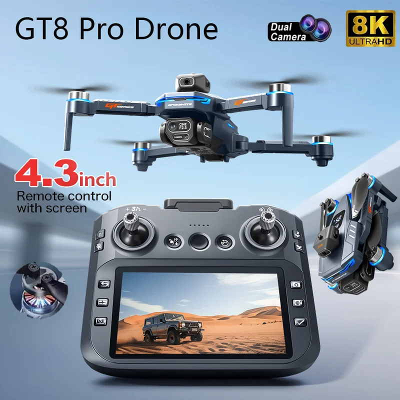 2026 New GT8 Drone GPS 8K Prof - Drone Battery Case ulasan dan harga