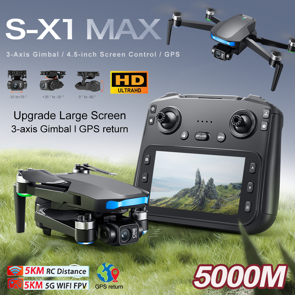 New S-X1 MAX Drone GPS 8K Prof - Drone Battery Case ulasan dan harga