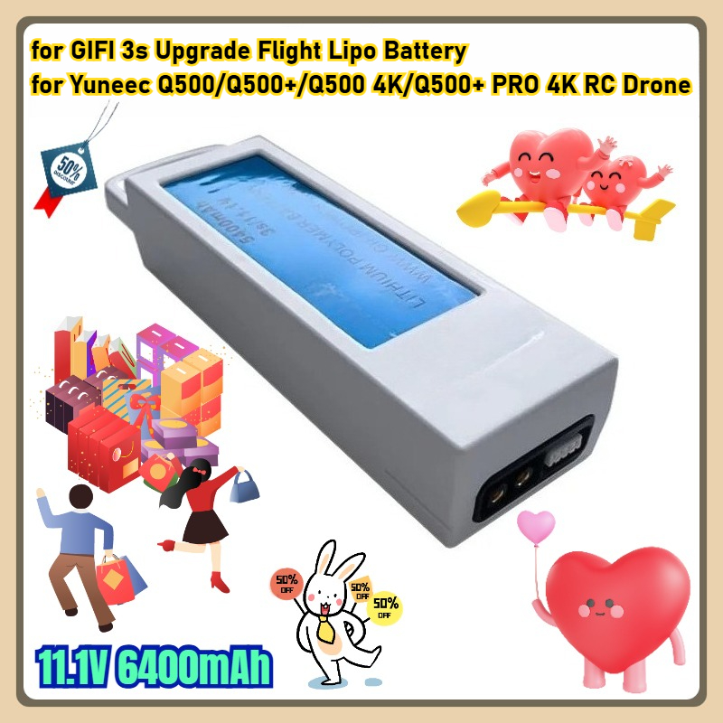 11.1V 6400mAh for GIFI 3s Upgr - Drone Battery 3S ulasan dan harga