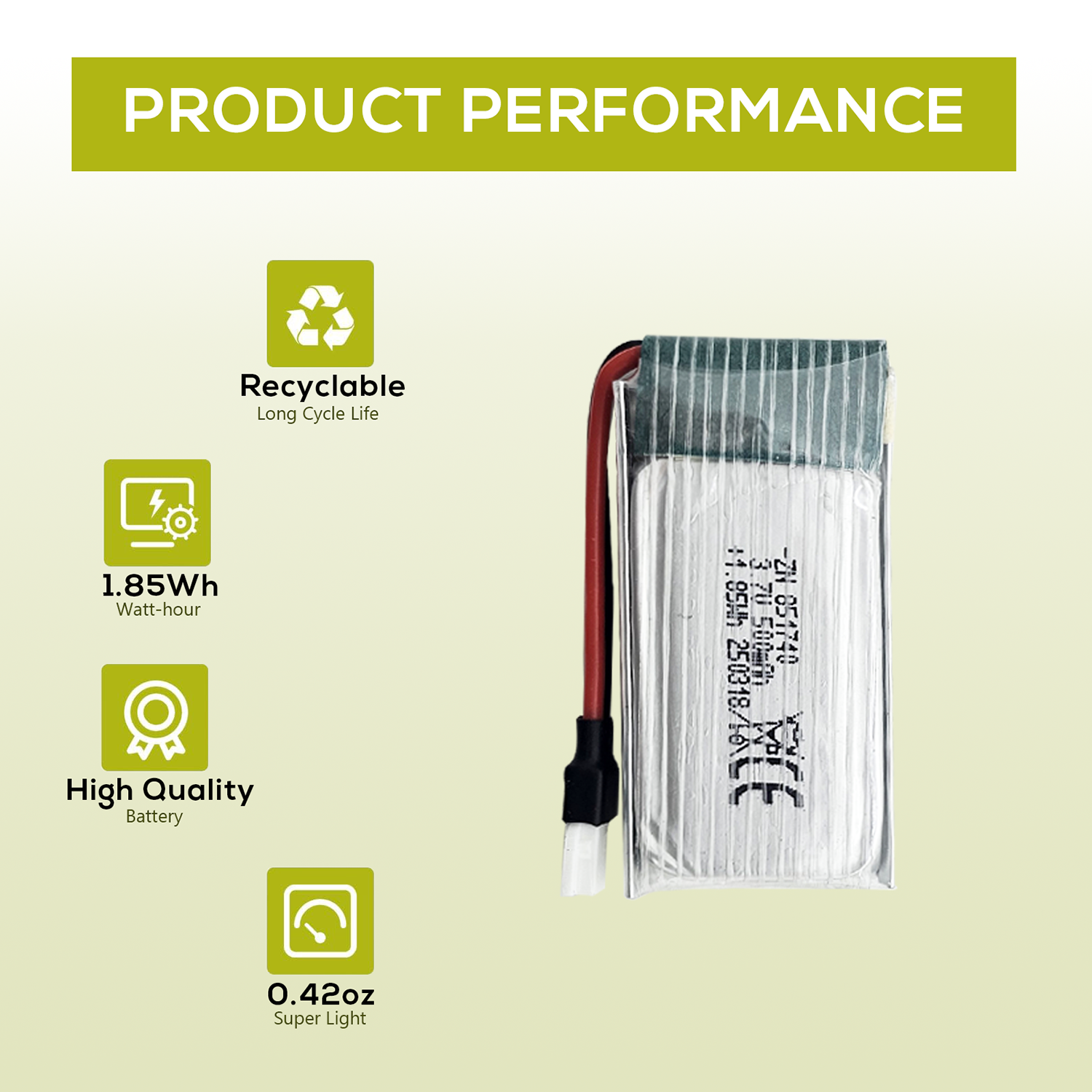 5Pcs 3.7V 500mAh LiPo Batterie - Drone Battery Charger ulasan dan harga